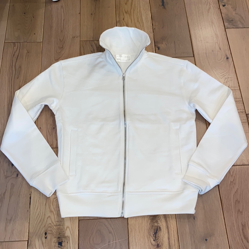 Zara origins cotton zip sweater